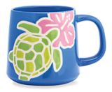 Artisan Mug - Turtle and Flower