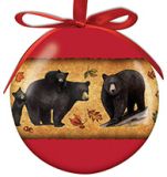 Ball Ornament - Bear Collage