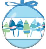 Ball Ornament - Blue Buoys 2